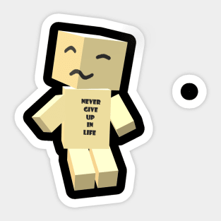 Wooden Doll Sticker